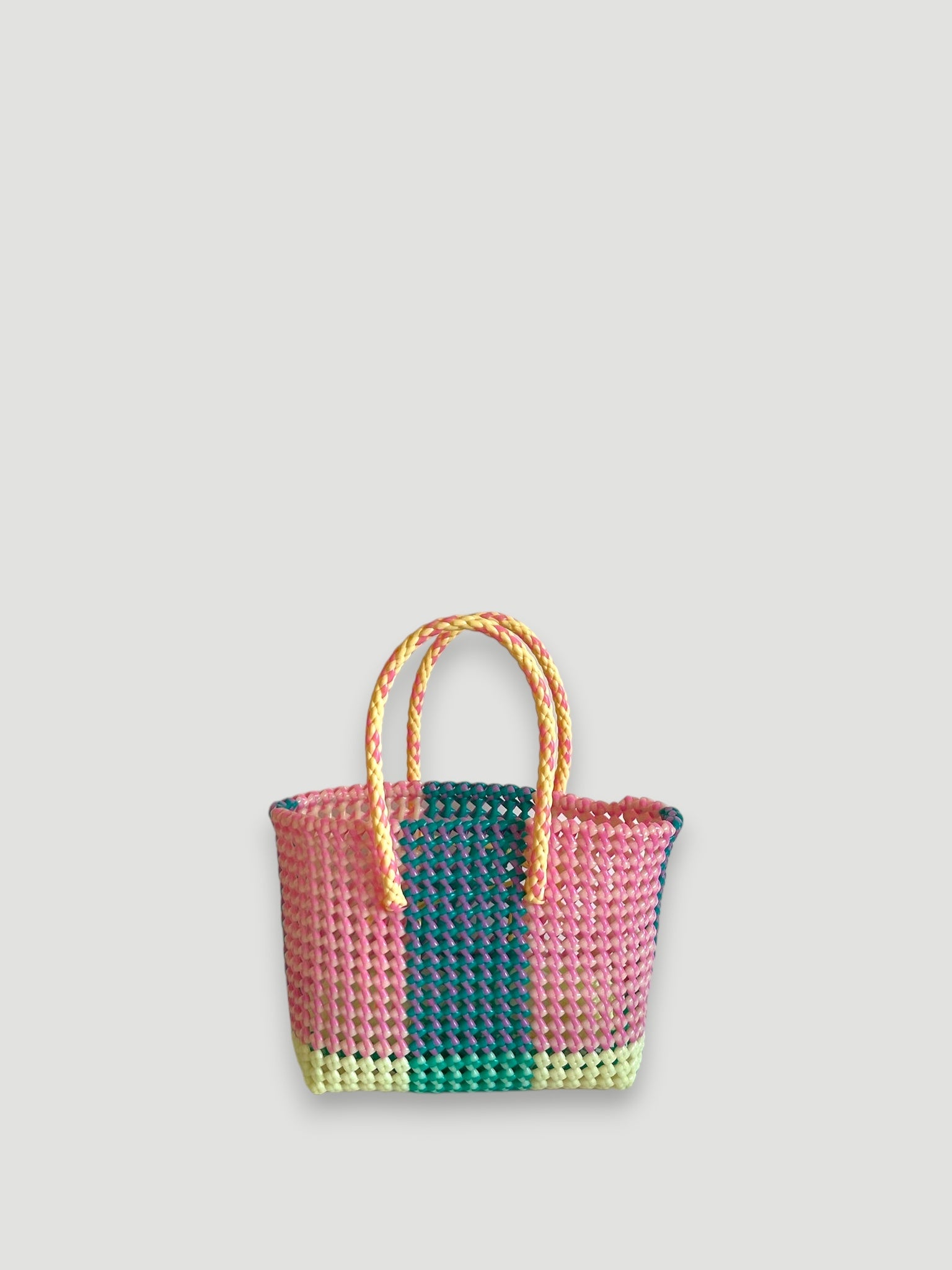 N°270S - SAC PANIER ARCHIVES - PETIT - multicolors