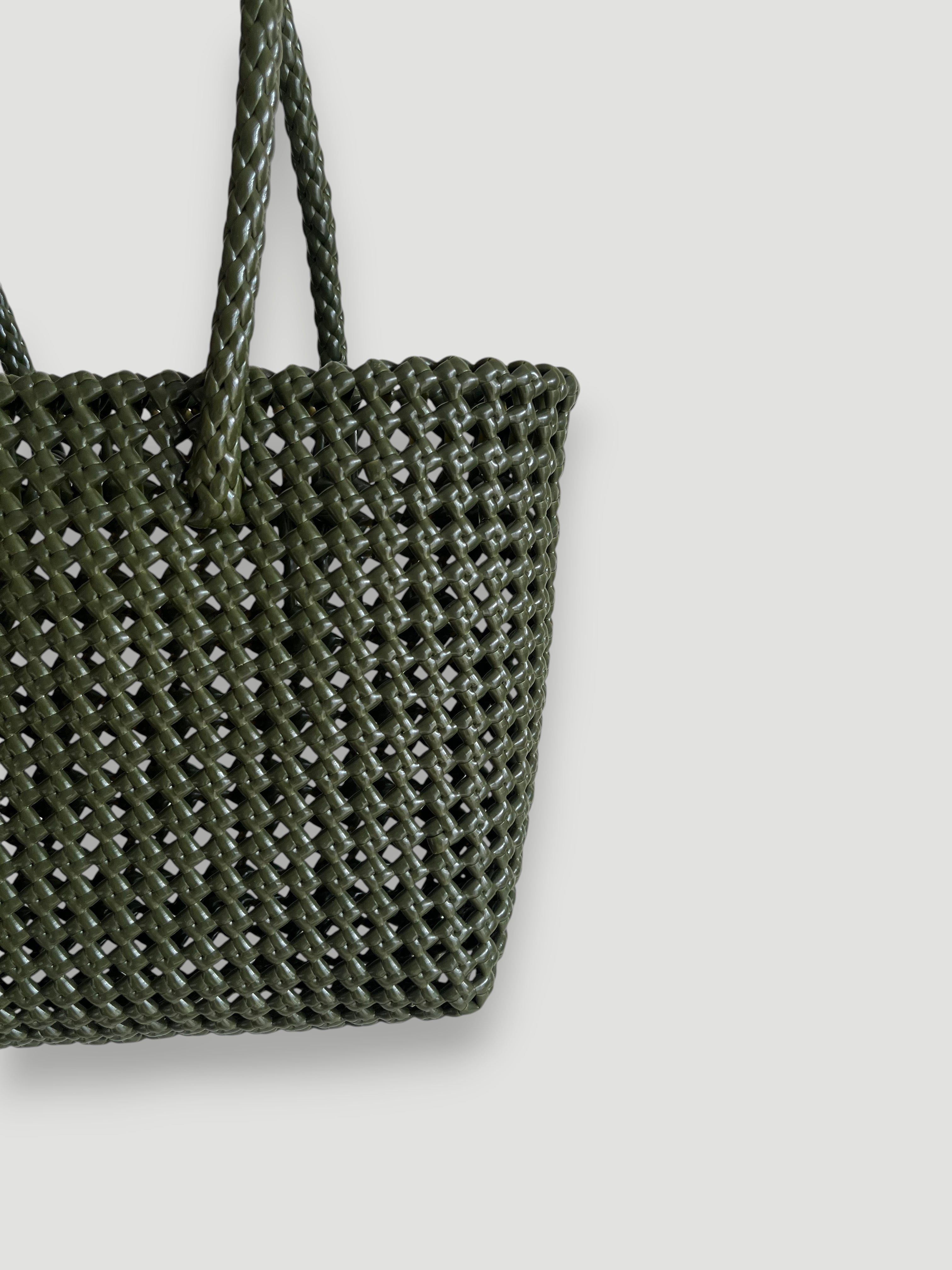 N°45S - SAC PANIER ARCHIVES - PETIT - kaki