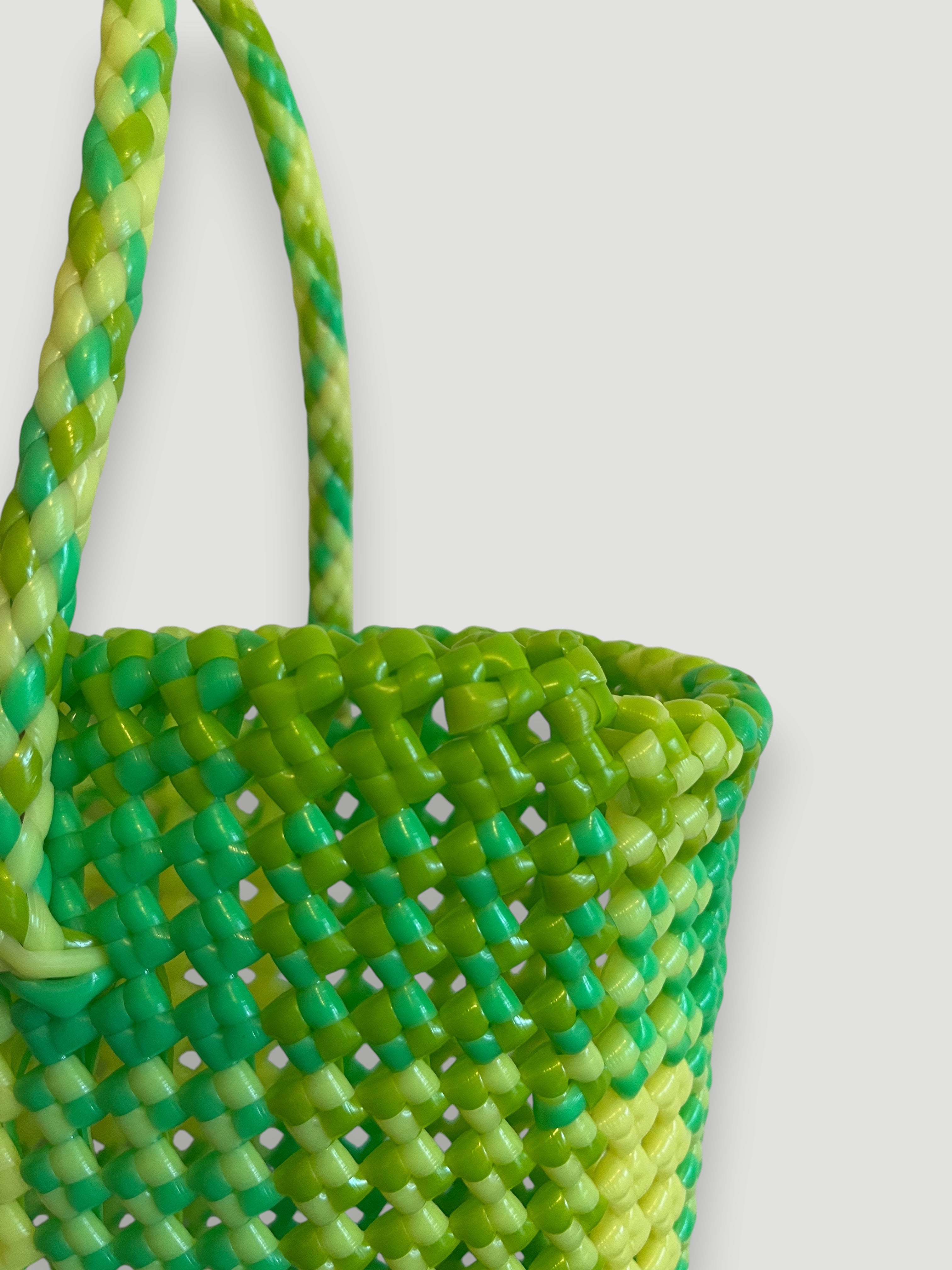 N°203S - SAC PANIER IMPARFAIT - PETIT - multicolors