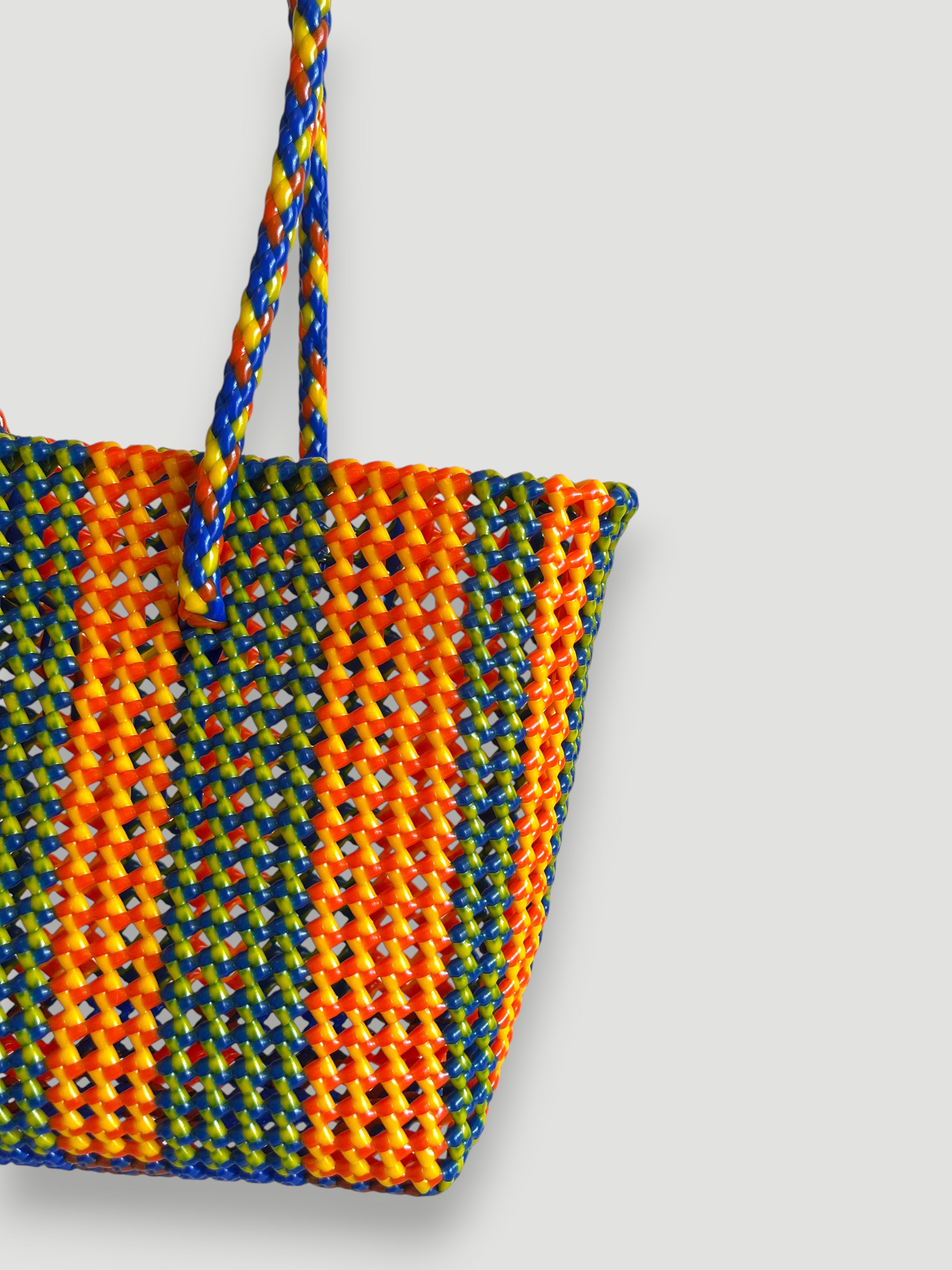 N°400M - SAC PANIER IMPARFAIT - MOYEN - multicolors