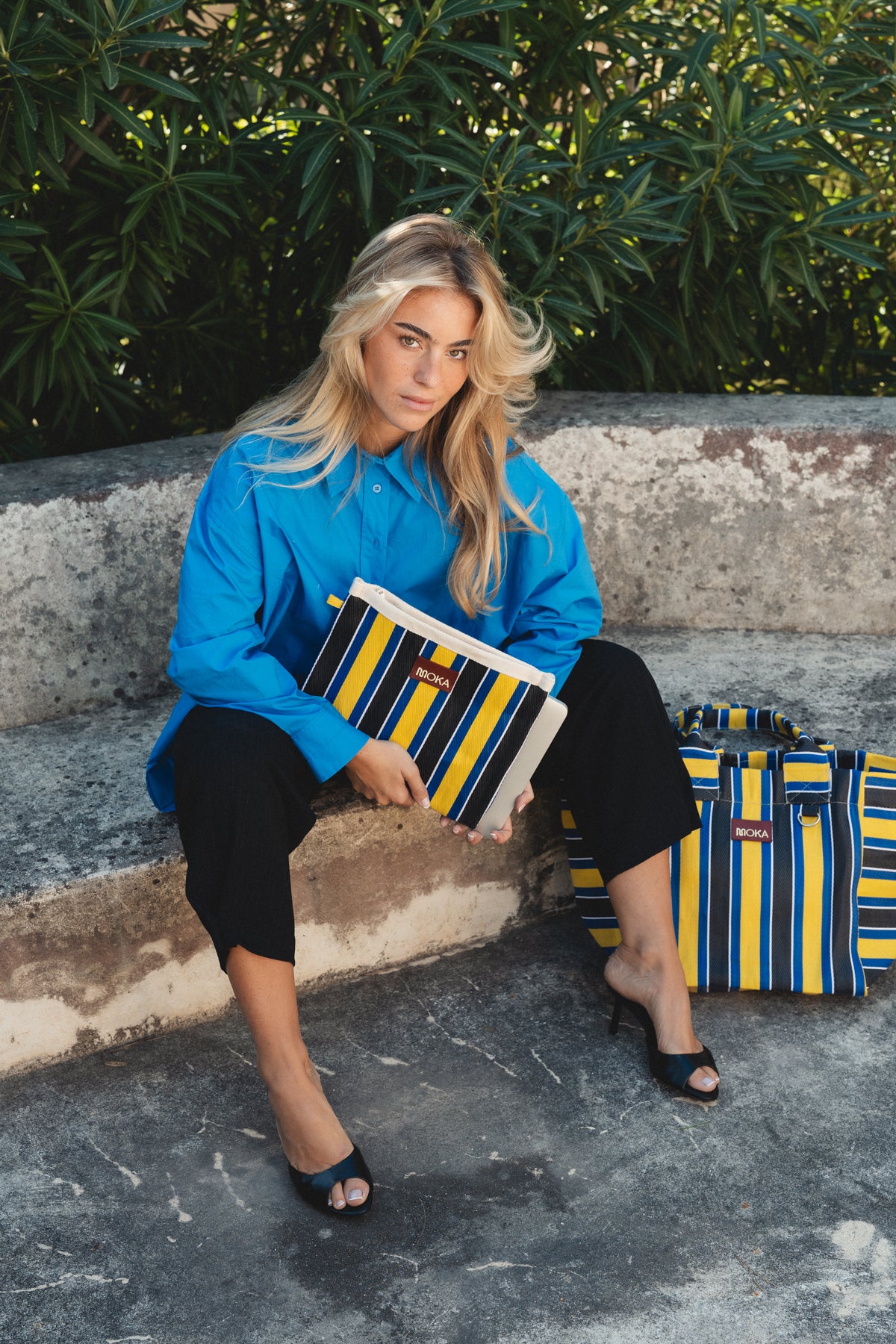 Pochette zippée, grand modèle - MAJORELLE