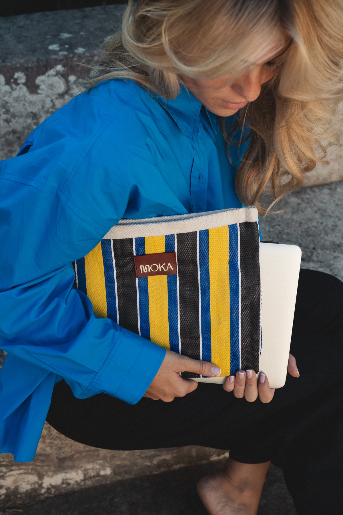 Pochette zippée, grand modèle - MAJORELLE