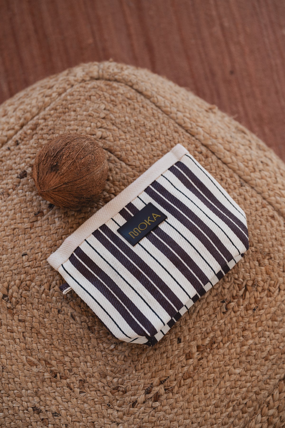 Pochette zippée, petit modèle - TIRAMISU
