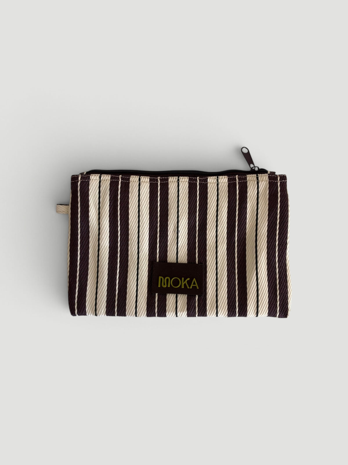 Pochette zippée, modèle moyen - TIRAMISU