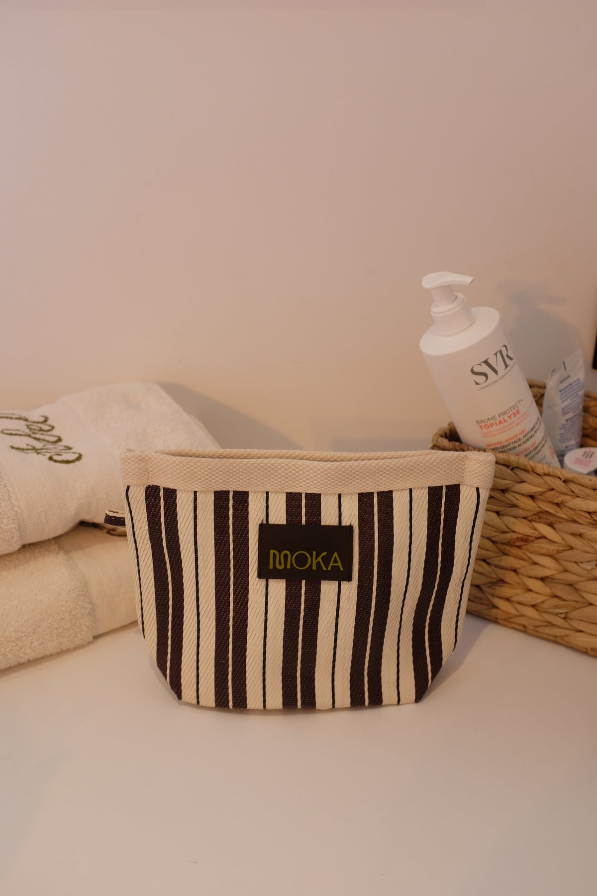 Pochette zippée, petit modèle - TIRAMISU