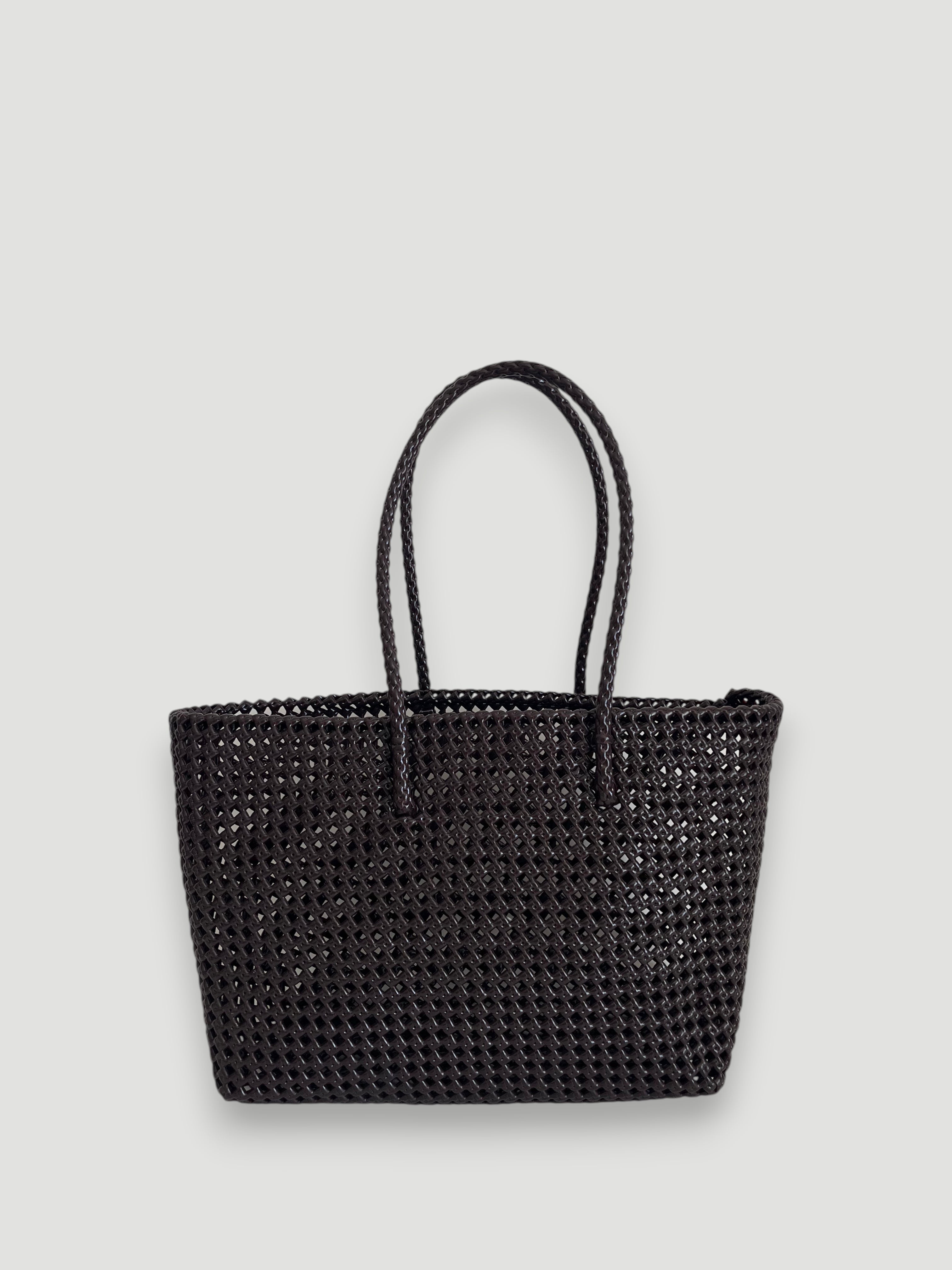 N°266L - SAC PANIER IMPARFAIT - GRAND - marron (anses décalées)