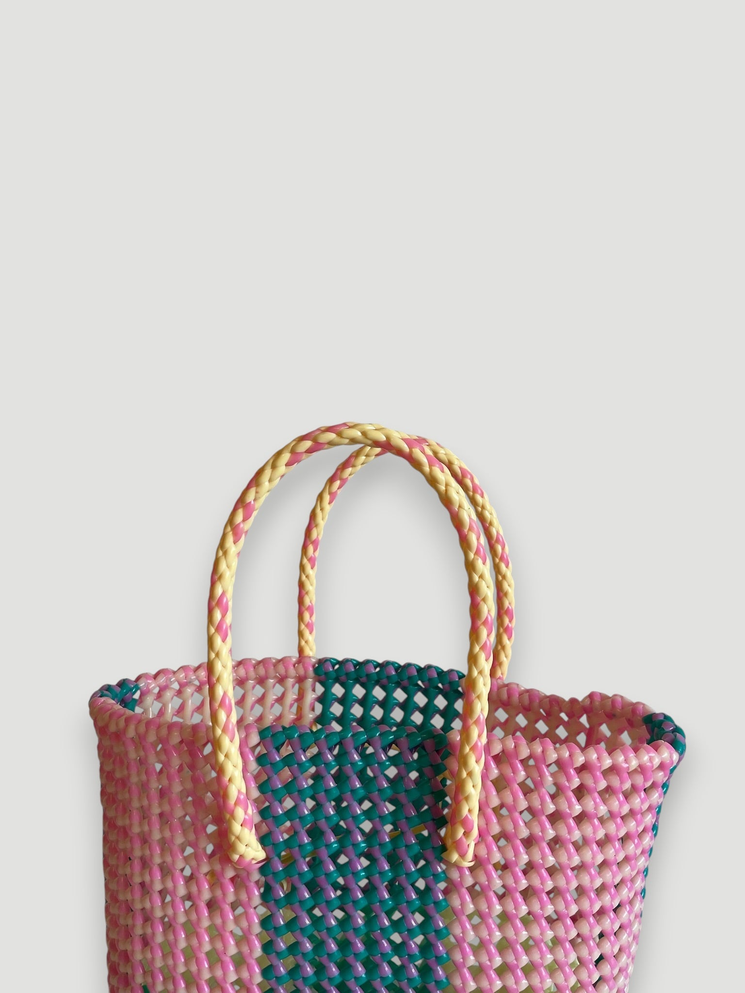 N°270S - SAC PANIER ARCHIVES - PETIT - multicolors
