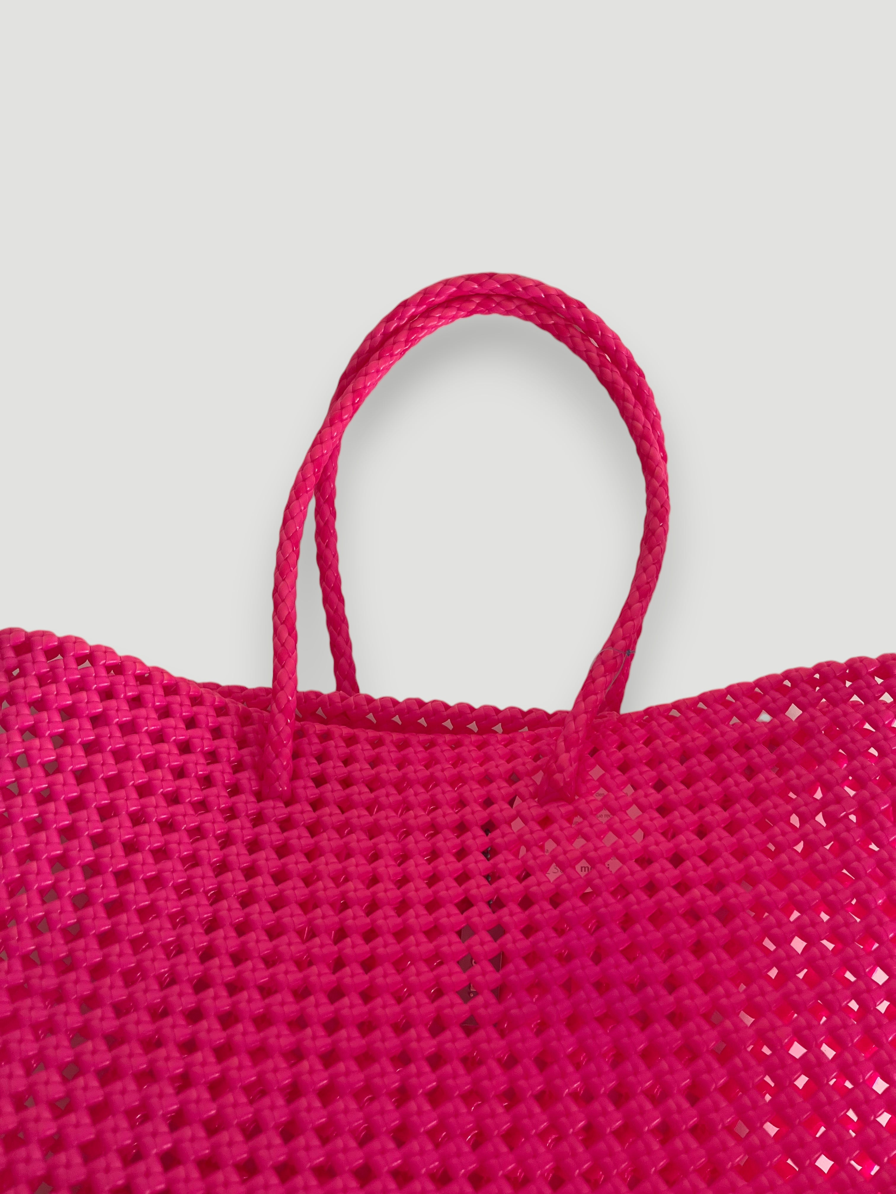No. 38L bis - ARCHIVE BASKET BAG - LARGE - pink