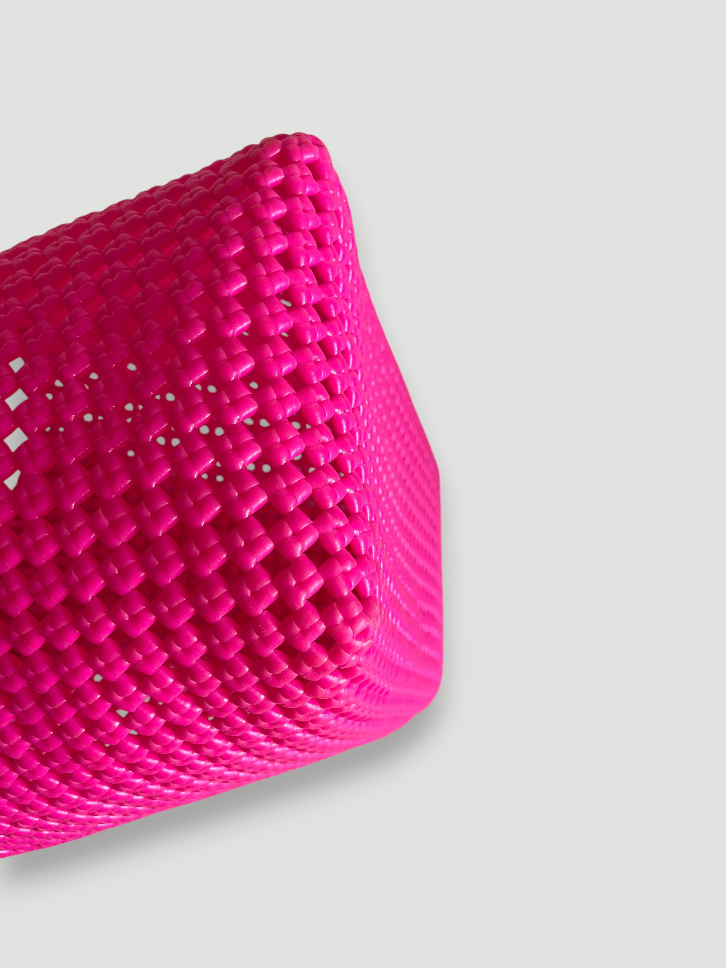 No. 38L bis - ARCHIVE BASKET BAG - LARGE - pink