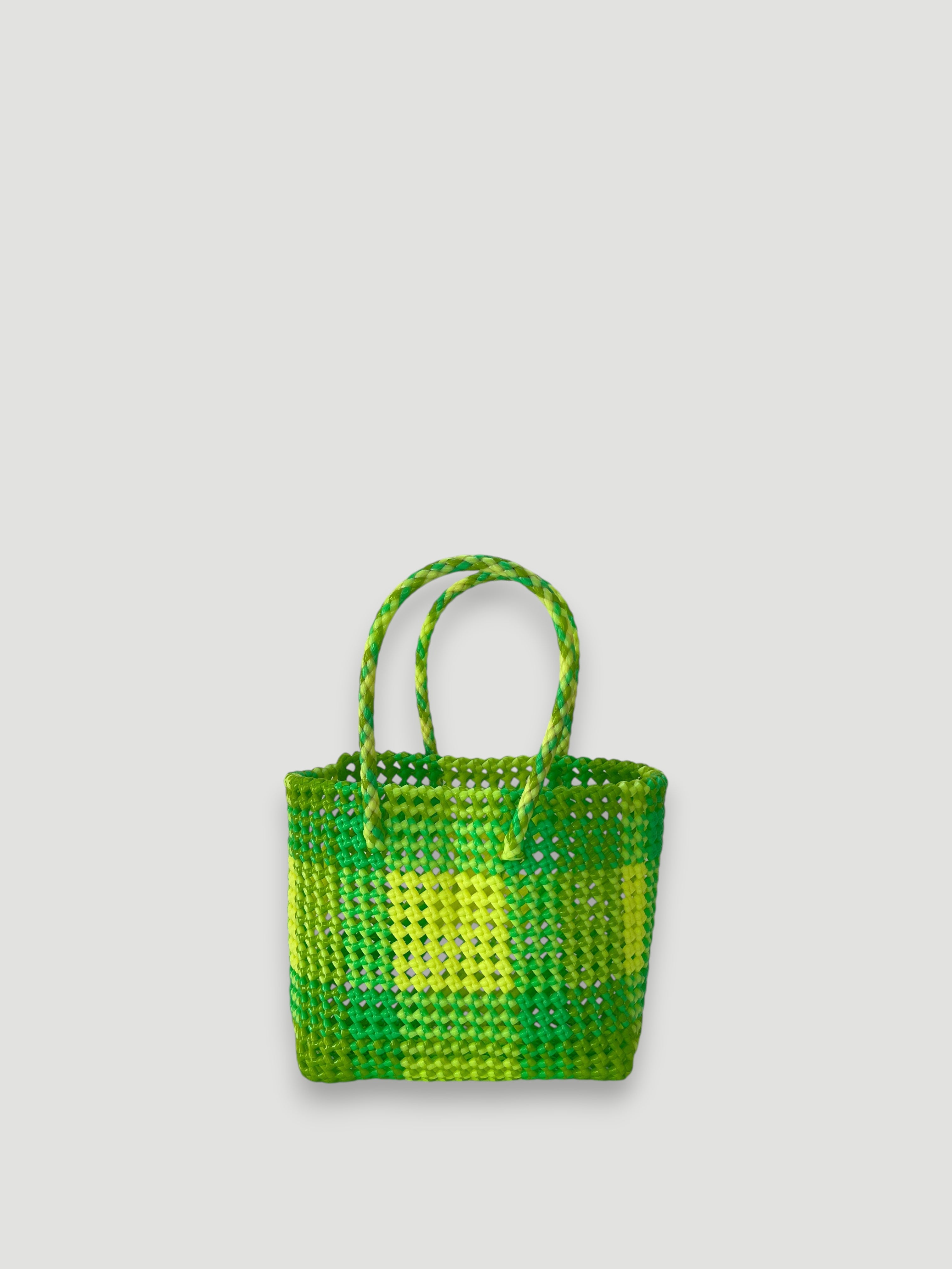 N°203S - SAC PANIER IMPARFAIT - PETIT - multicolors