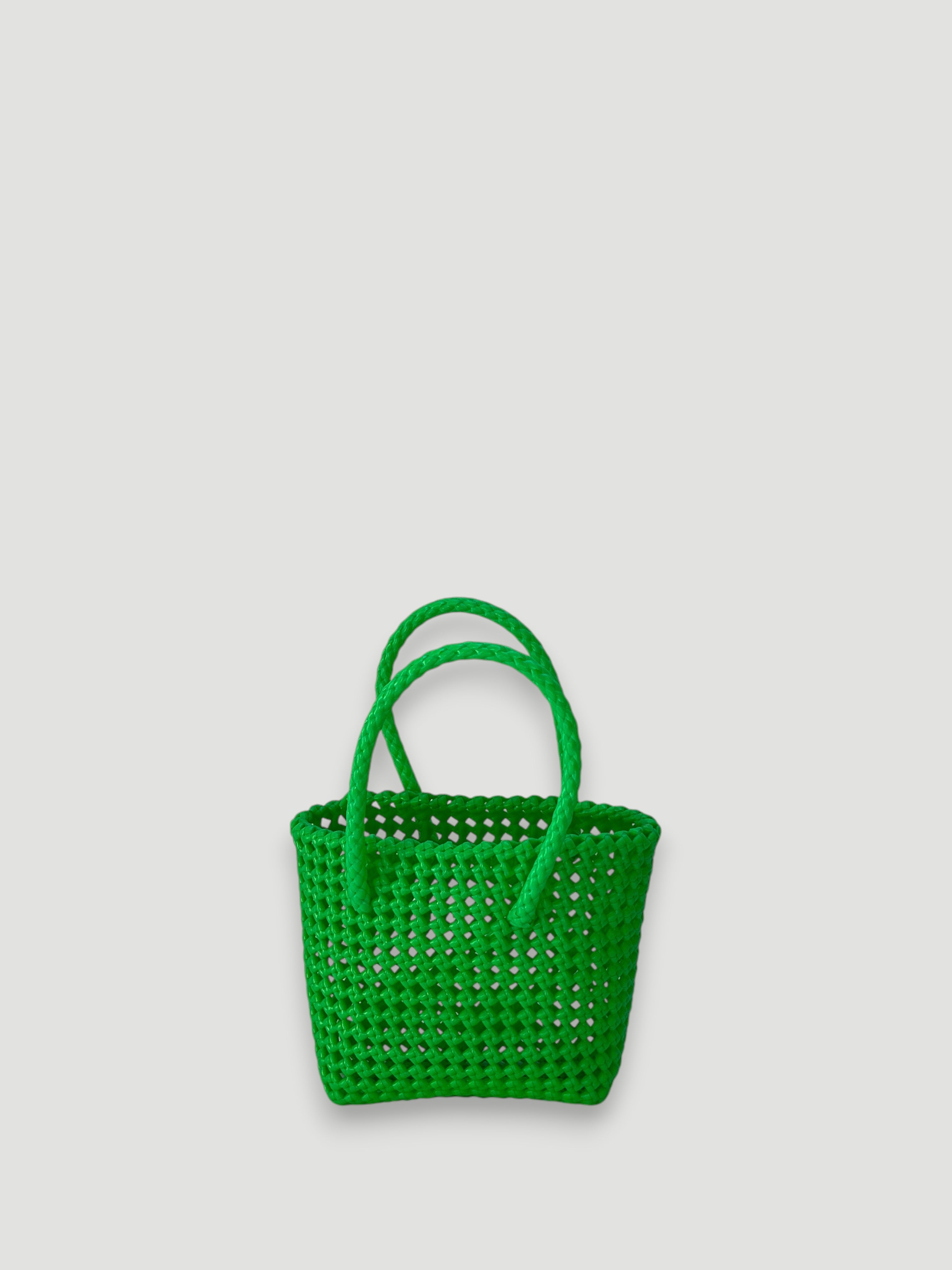 N°41XS - SAC PANIER ARCHIVES - MINI - vert fluo