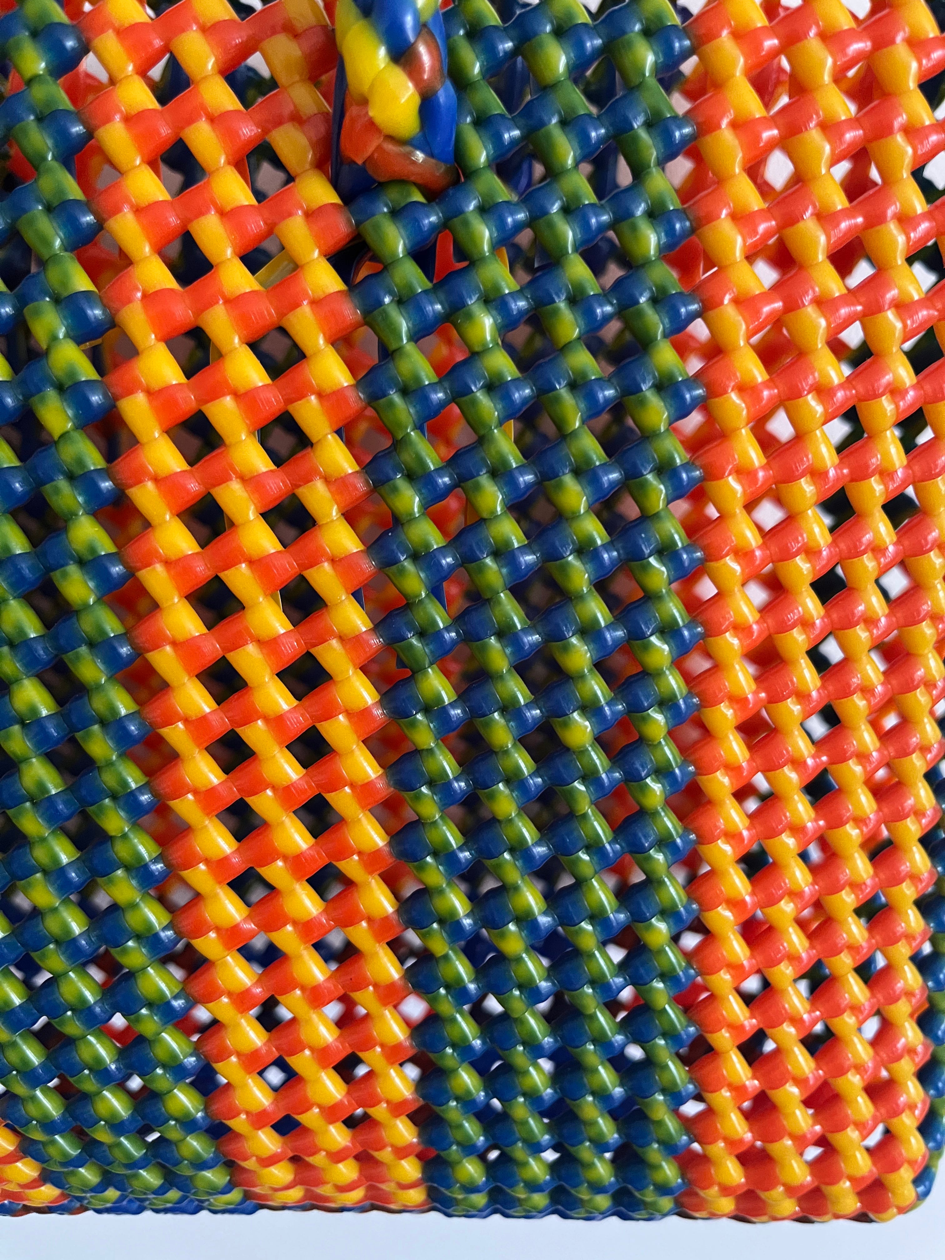 N°400M - SAC PANIER IMPARFAIT - MOYEN - multicolors