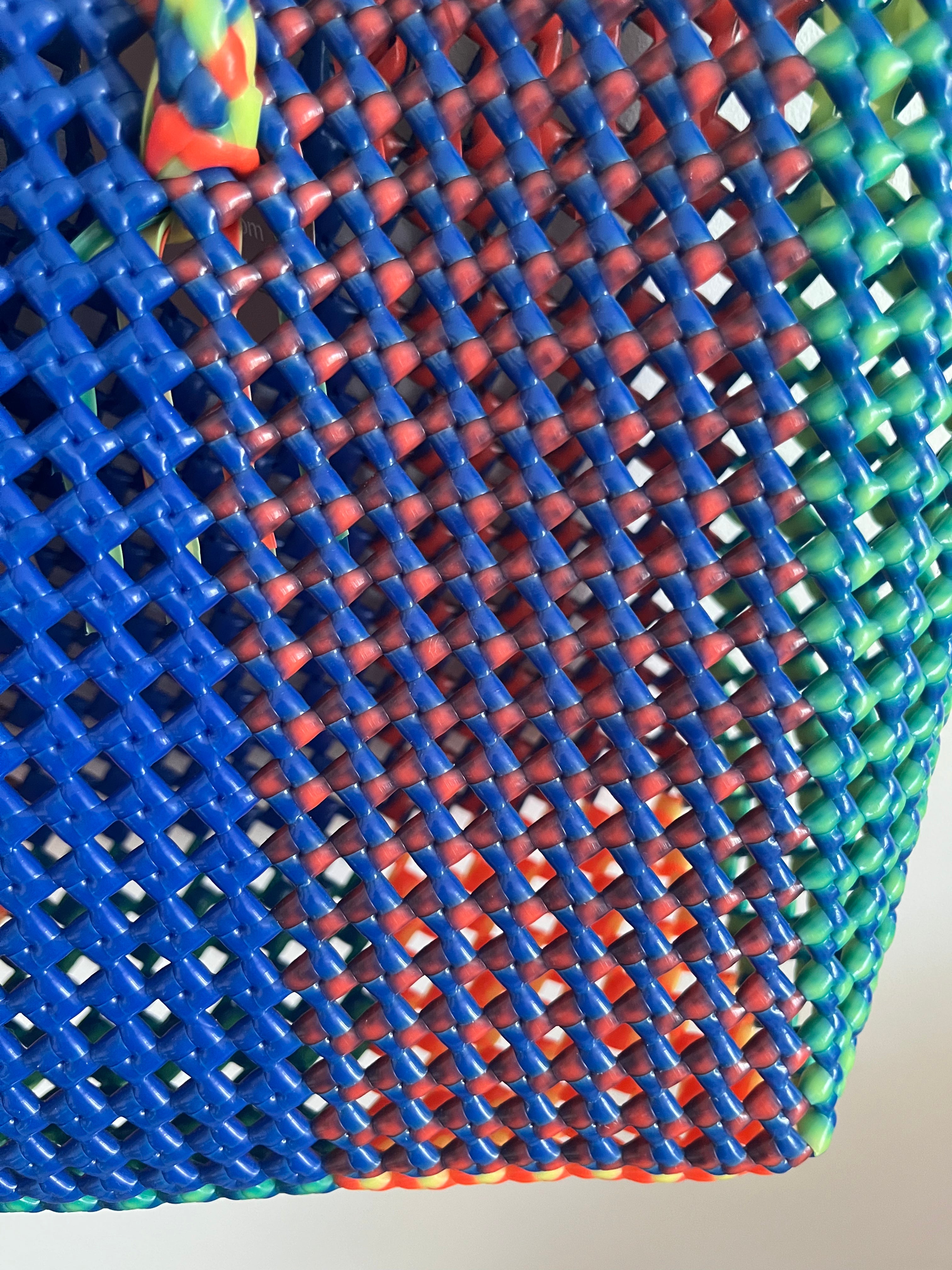 N°396M - SAC PANIER IMPARFAIT - MOYEN - multicolors