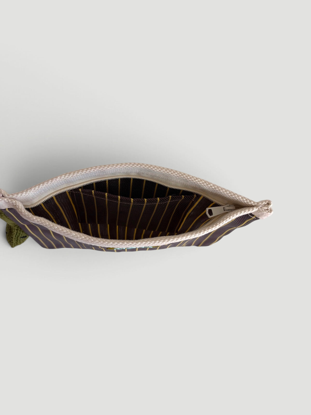 Pochette zippée, grand modèle - ESPRESSO